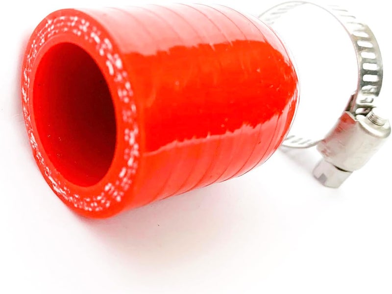 bekelan 25/32" (20mm) Red High Temperature 3-ply Reinforced Silicone Coolant Bypass Cap With Clamp,For Turbo Bypass Valve/Vacuum/Throttle Body Water Port/Heater Core/Fix Leak - Image 1